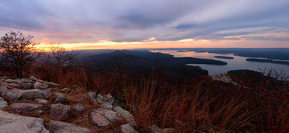 Sunset on Pinnacle Mountain